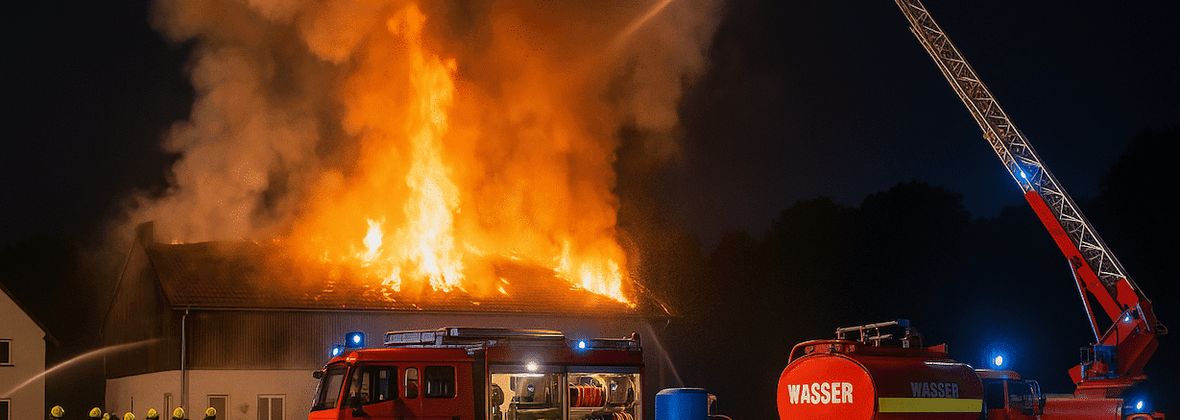 Ohne Löschwasser kein Einsatz der Feuerwehr!