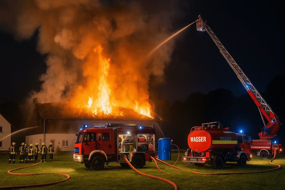 Ohne Löschwasser kein Einsatz der Feuerwehr!