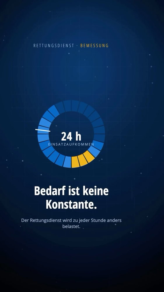 Unser Ingenieur Frederik heute zur Rettungsdienstbemessung und großskaligen Daten.