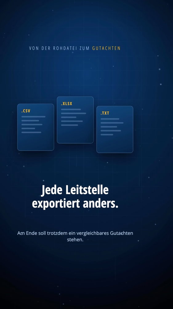 Unser Ingenieur Niclas heute zu Datenexporten, Leitstellen und großskaligen Daten und ihre Analysen.