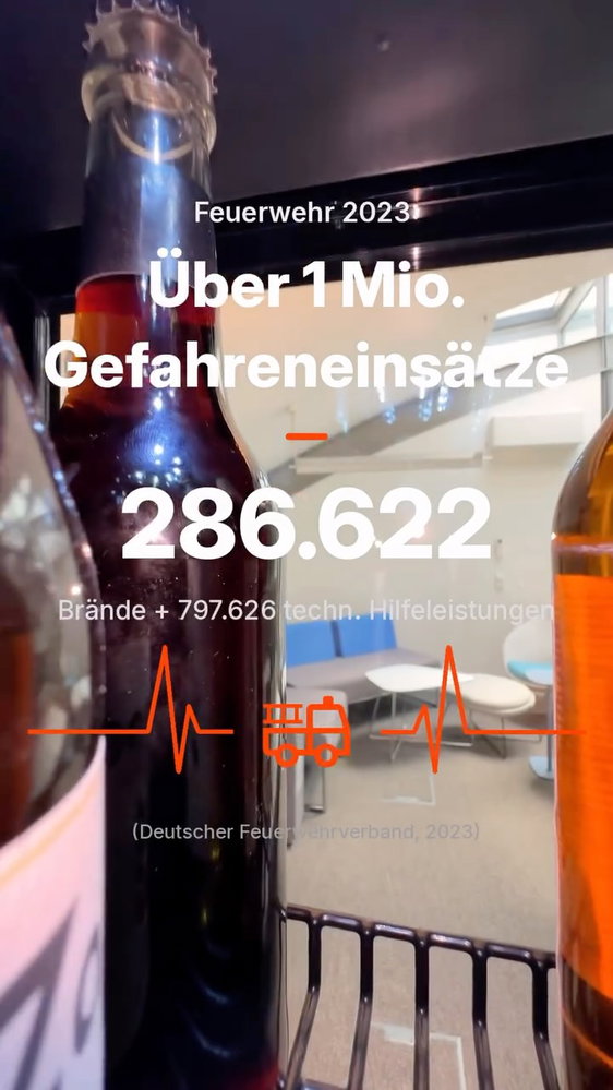 286.622 Brände und Explosionen + 797.626 technische Hilfeleistungen = über 1 Mio.