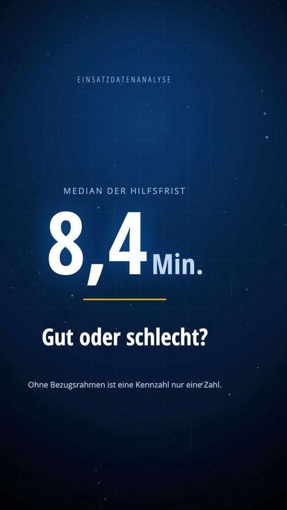 Unser Ingenieur Benedikt heute zur Hilsfrist und großskaligen Daten.